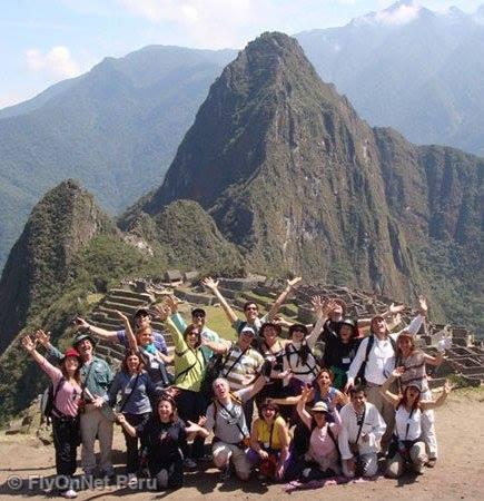 Fotóalbum: The group arriving to Machu Picchu