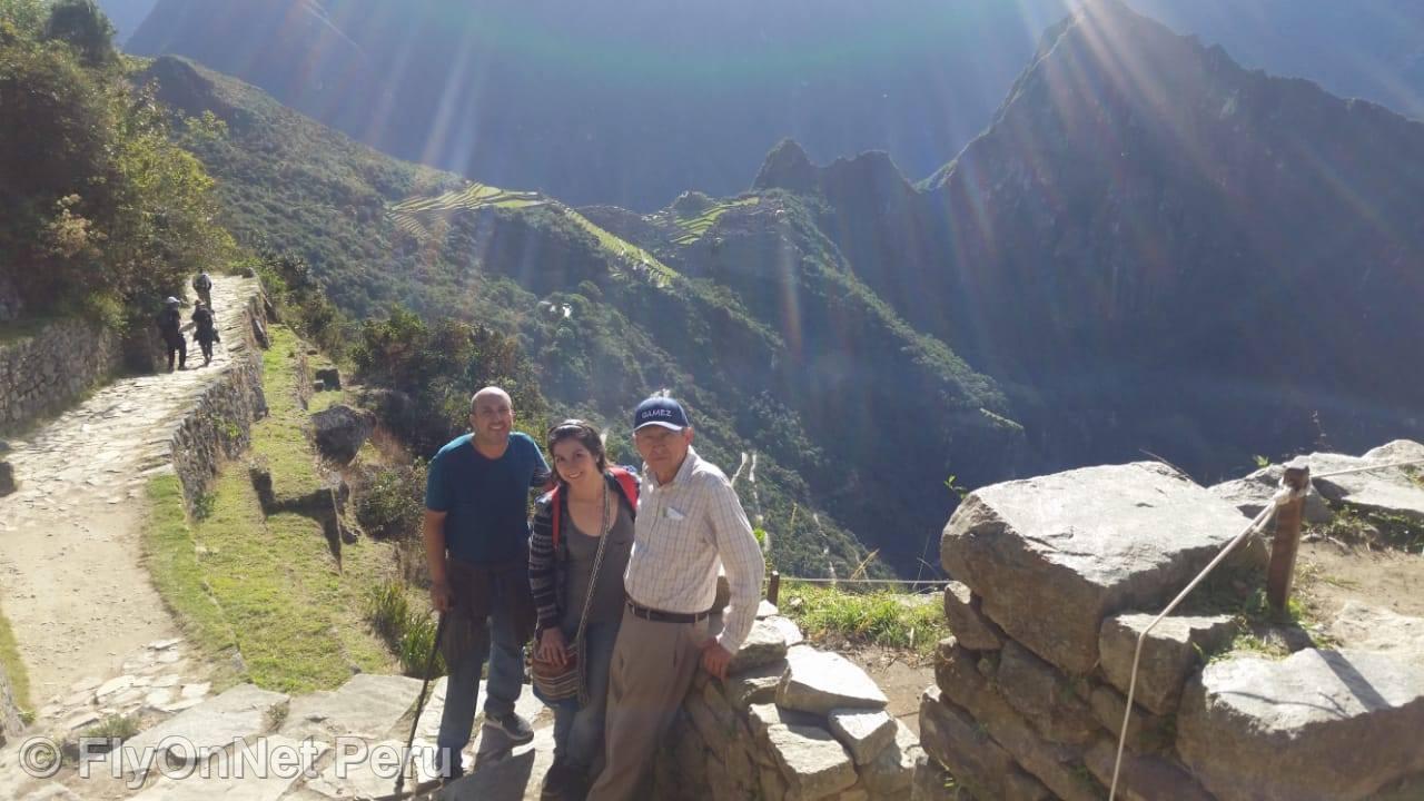 Fotóalbum: Arrival of the group of hikers at Machu Picchu