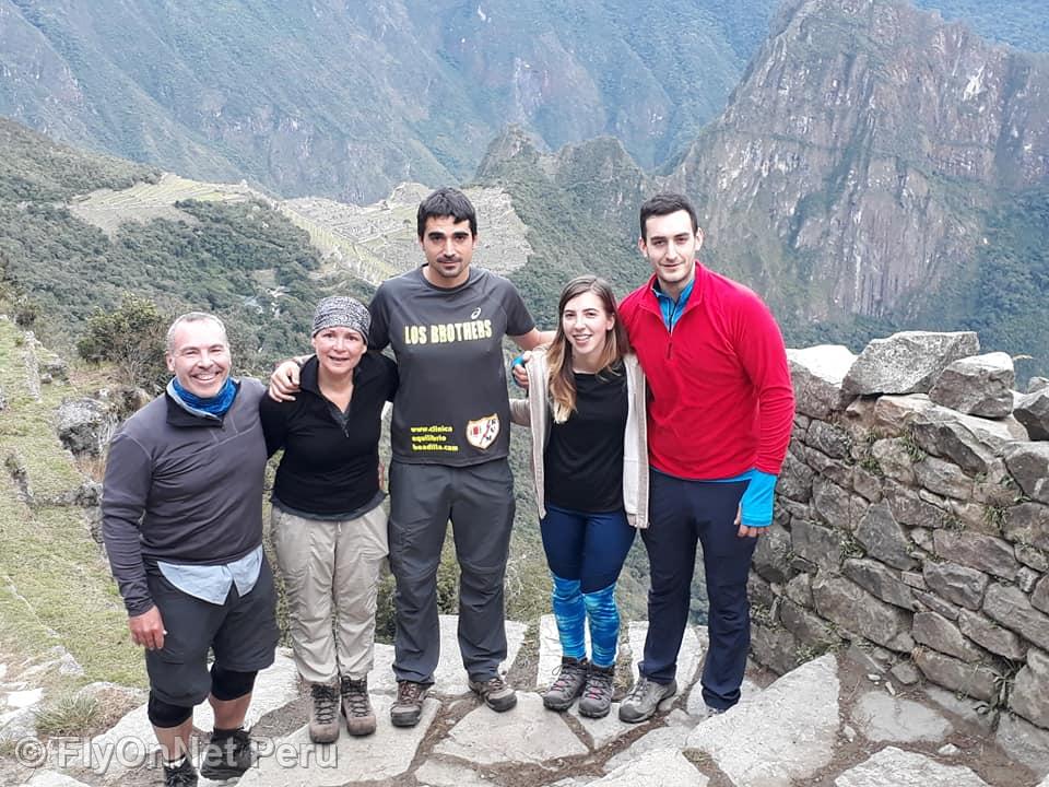 Fotóalbum: Arrival of the group of hikers at Machu Picchu